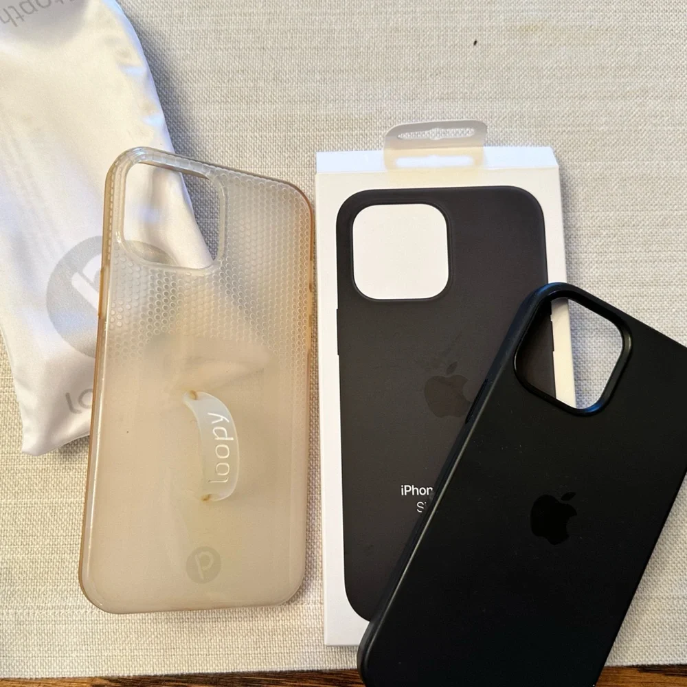 iPhone 12 Pro Max cases (Apple & Loopy)